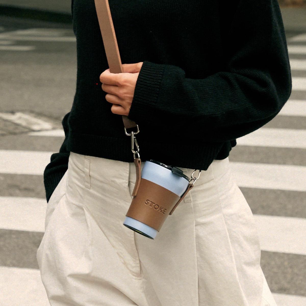 The Commute Bundle | 8oz Commuter Cup, Kerrie 8oz Sleeve & Sttrap