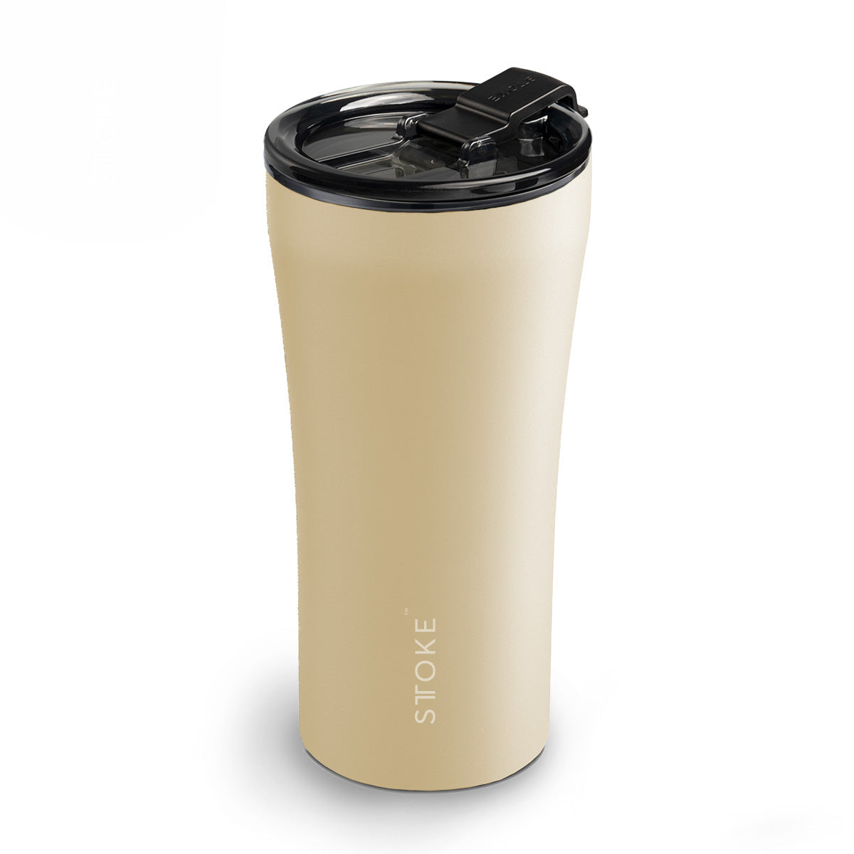 Dune Yellow STTOKE Reusable Coffee Cups — 16oz
