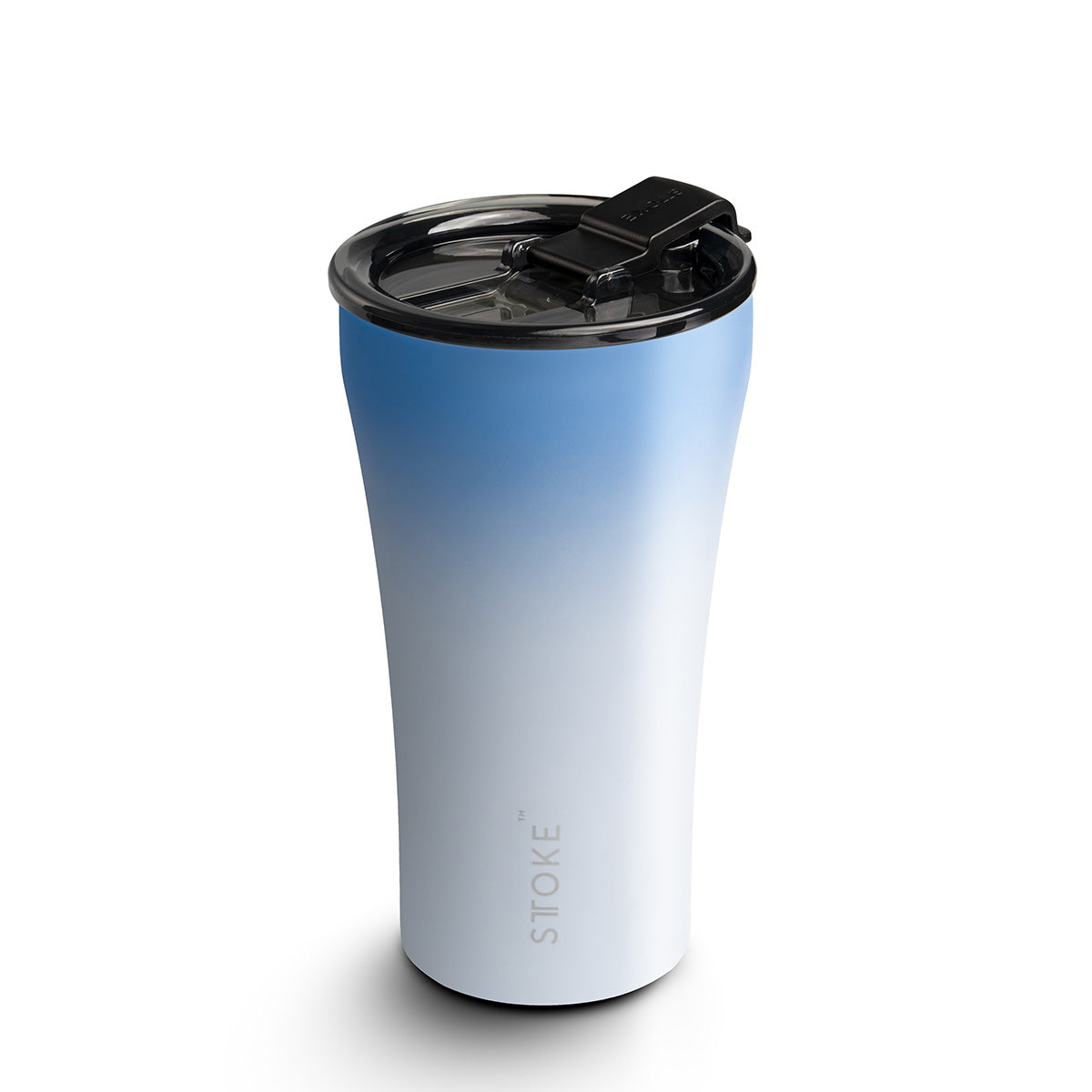 Glacial Blue STTOKE Reusable Coffee Cups — 12oz