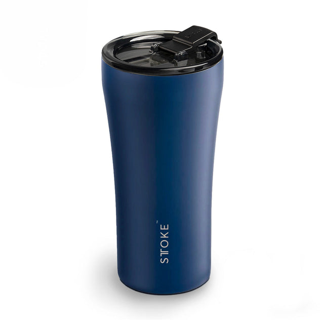 Magnetic Blue STTOKE Reusable Coffee Cups — 16oz